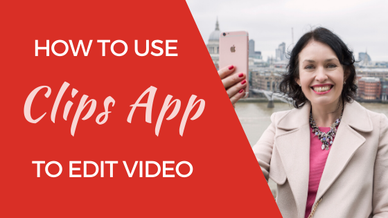 Edit Video using Clips App
