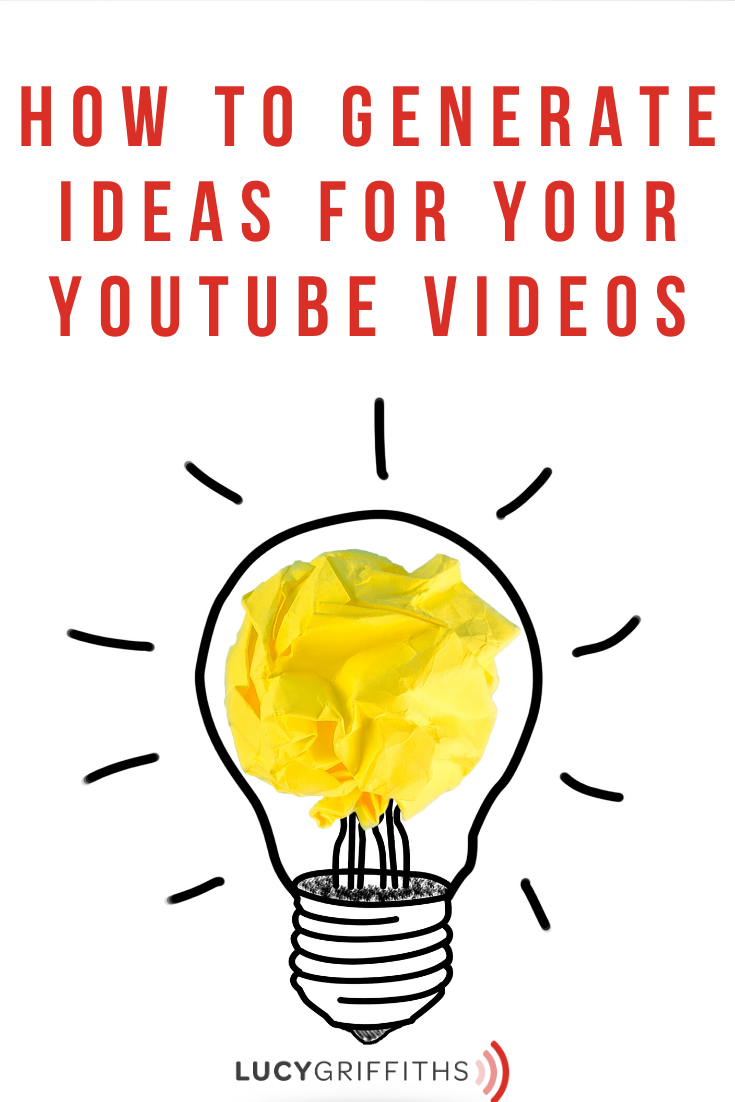 generate ideas for Youtube videos