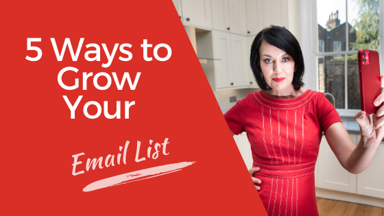 [Video] 5 Ways to Grow Your Email List Organically to Grow Your Business