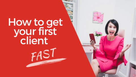 How to get your first client FAST - Tips and Tricks | Lucy Griffiths