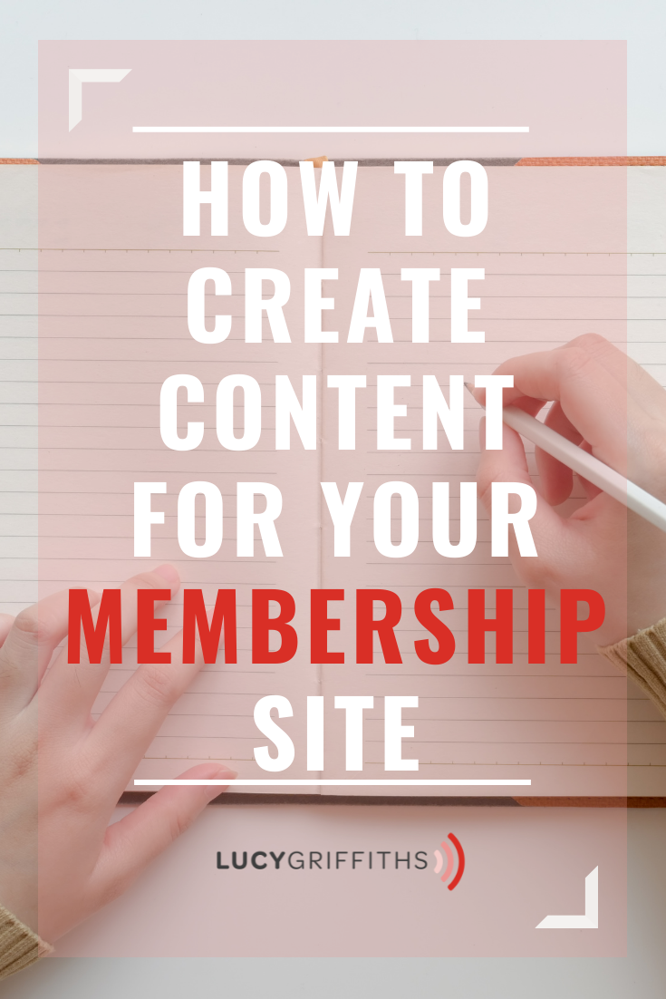 How To Create Content For Your Membership Site When You're a Small Business Owner