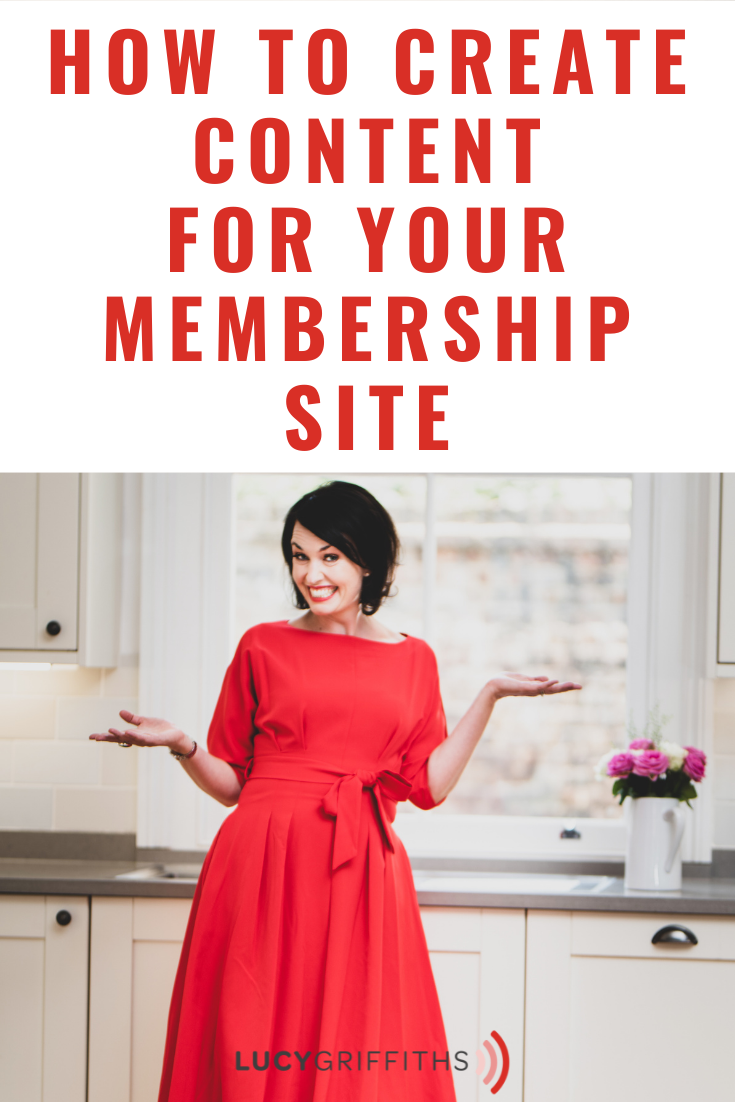 How To Create Content For Your Membership Site When You're a Small Business Owner