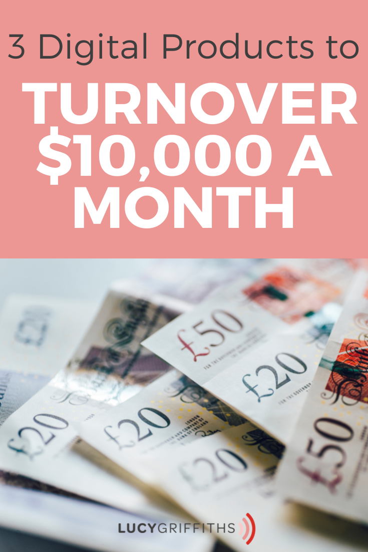 Make MONEY While You Sleep - 3 Digital Products to Turnover $10,000 a Month
