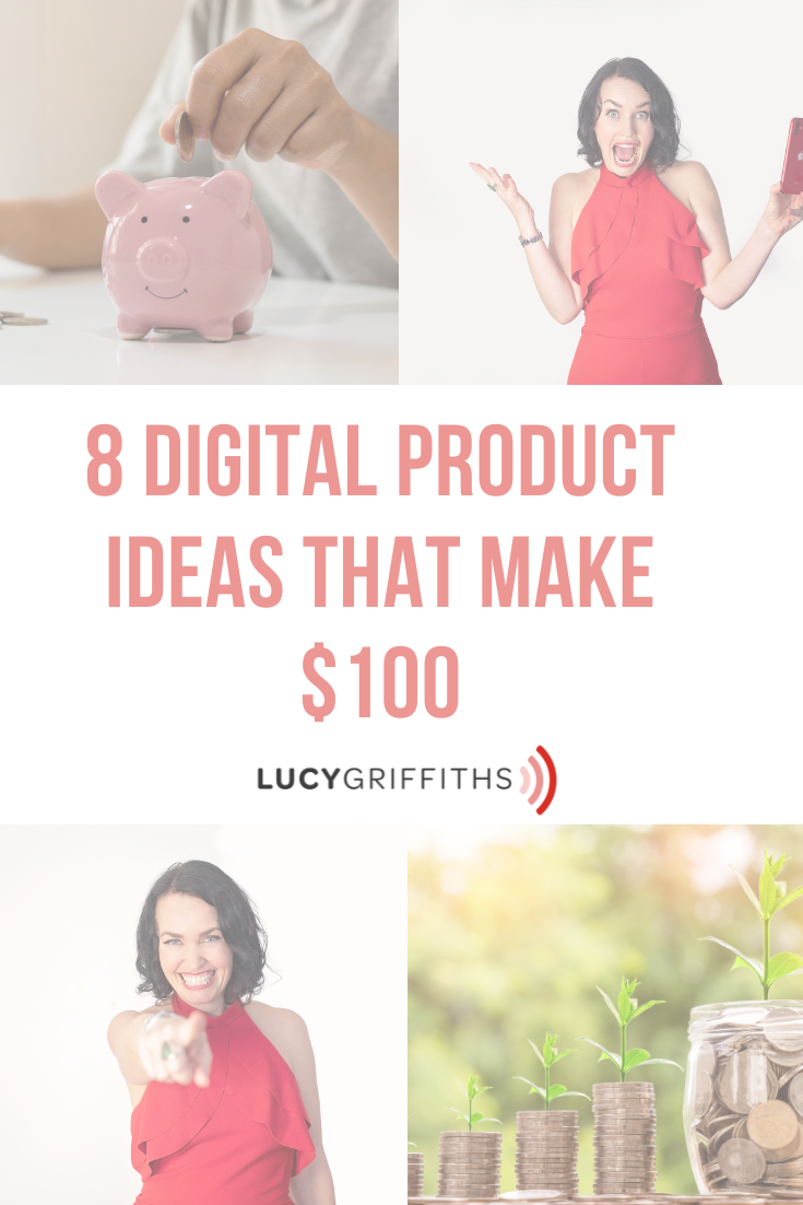 8 Digital Product Ideas that make $100 a day so you DON'T trade time for Money