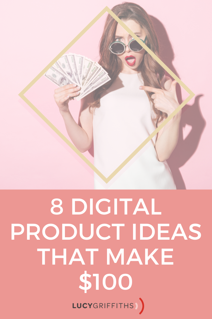 8 Digital Product Ideas that make $100 a day so you DON'T trade time for Money