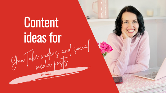Content ideas for YouTube videos and social media posts