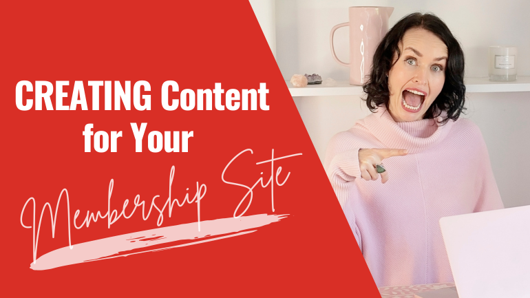 CREATING Content for Your Membership SITE