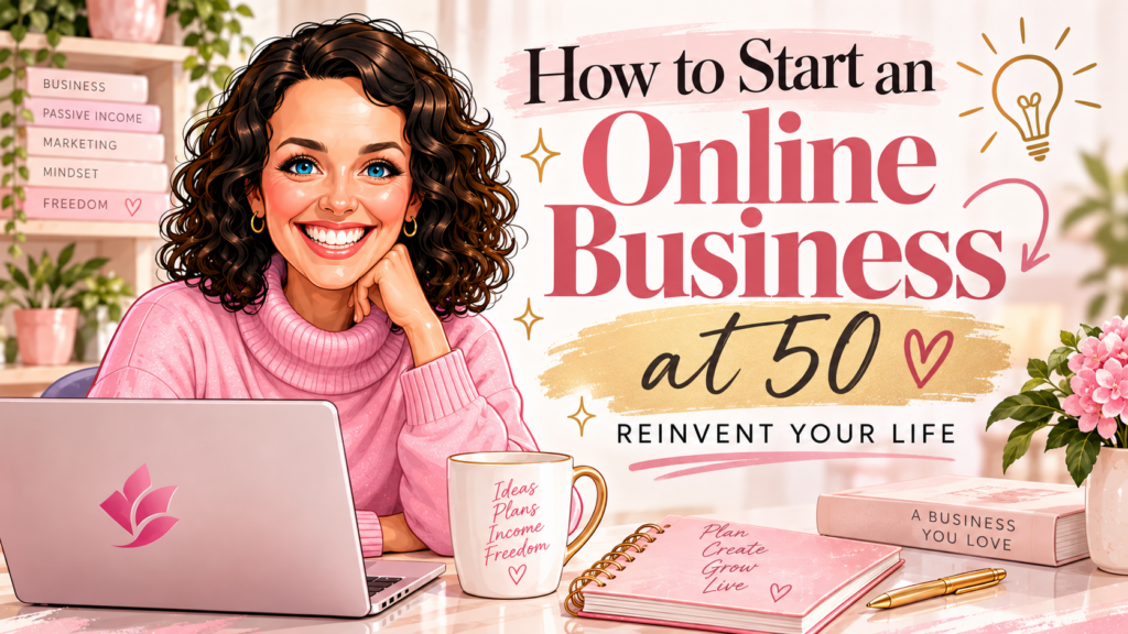 How to Start an Online Business at 50 | Reinvent Your Life